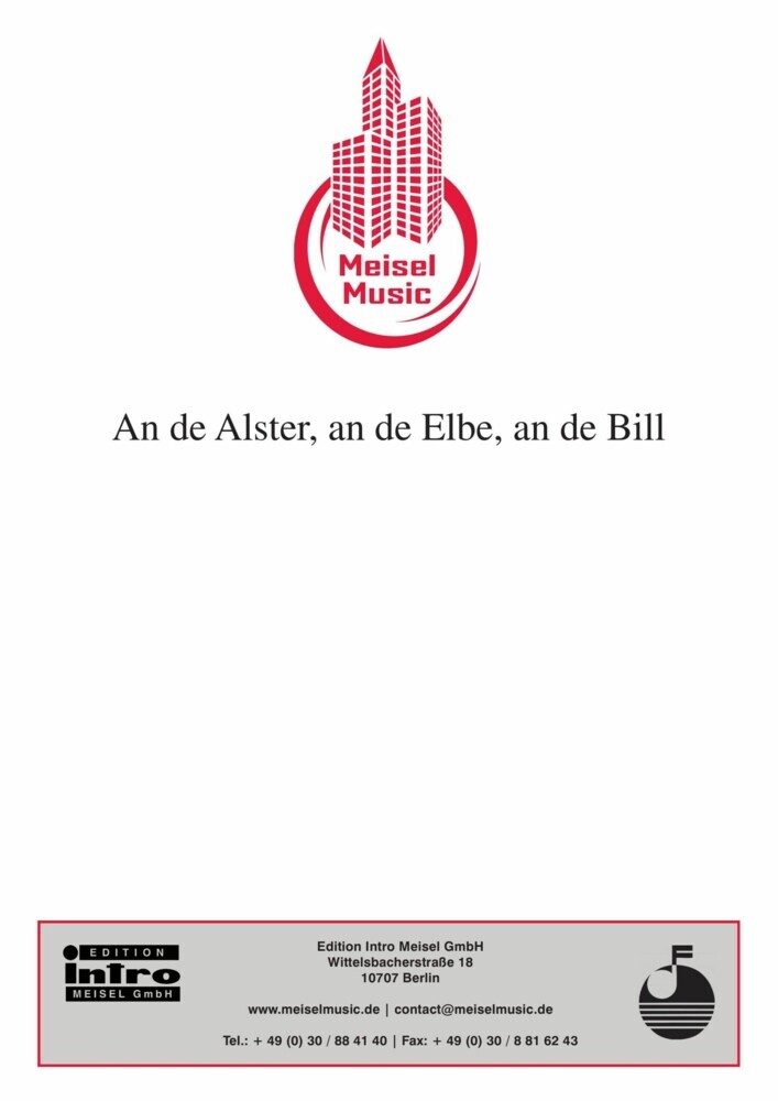 An de Alster, an de Elbe, an de Bill main product photo