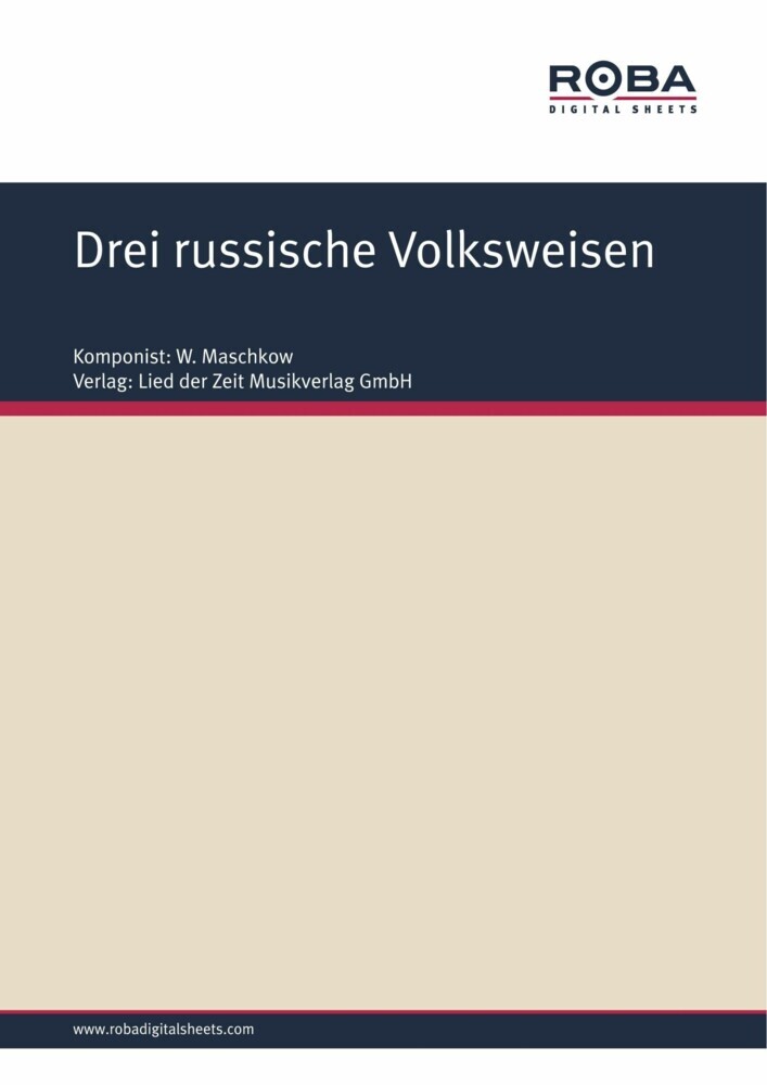 Drei russische Volksweisen main product photo