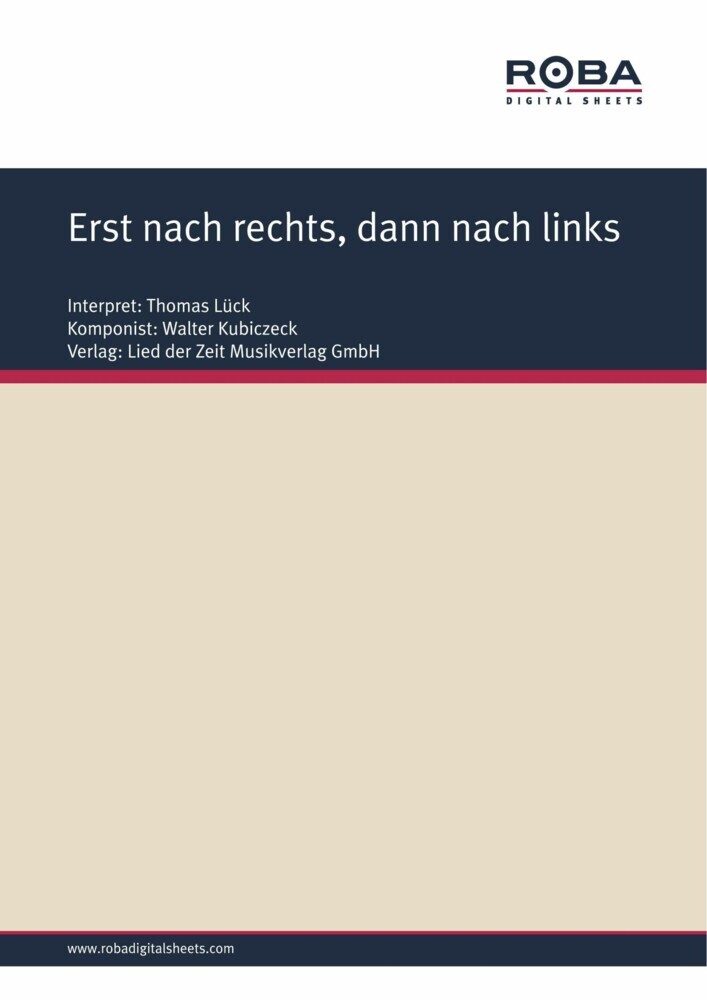 Erst nach rechts, dann nach links main product photo