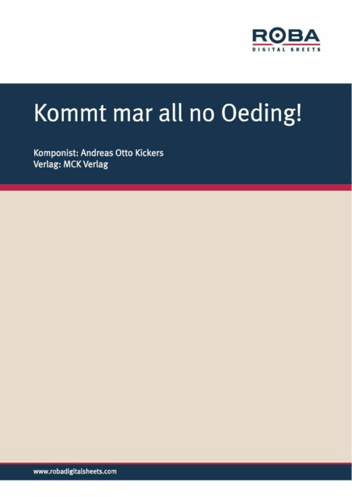 Kommt mar all no Oeding! main product photo