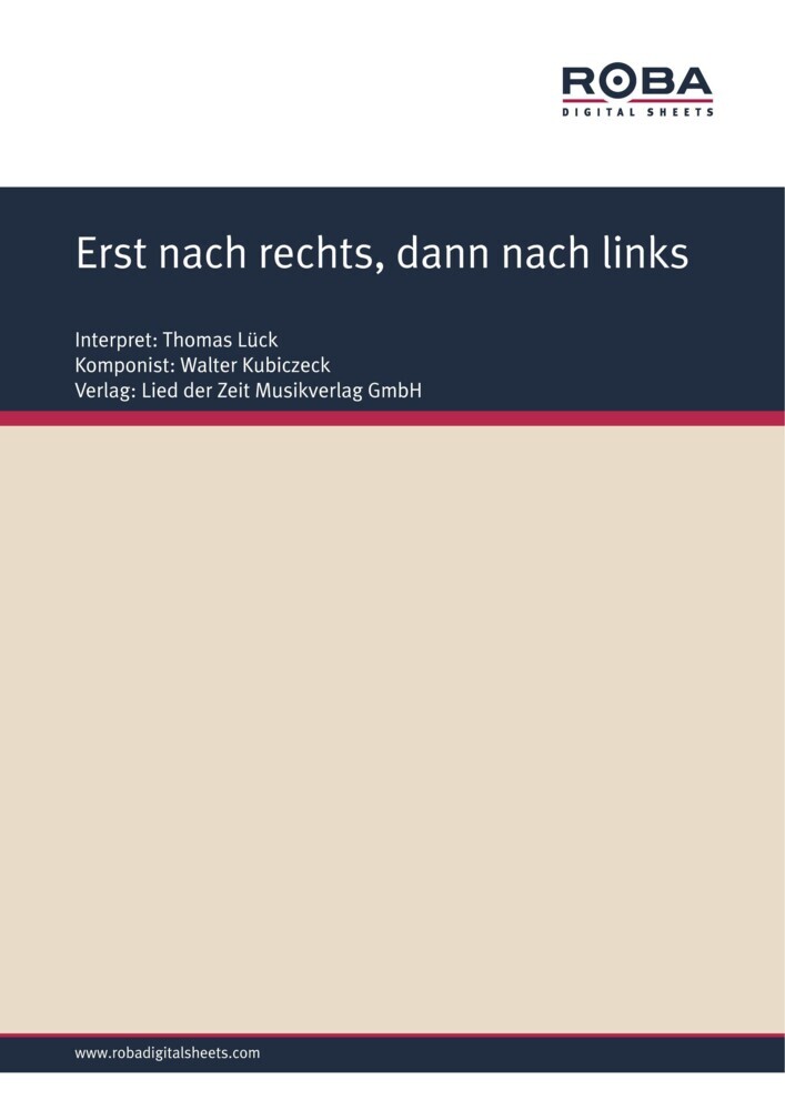 Erst nach rechts, dann nach links main product photo