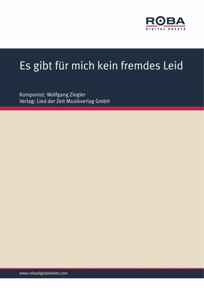 Es gibt für mich kein fremdes Leid main product photo