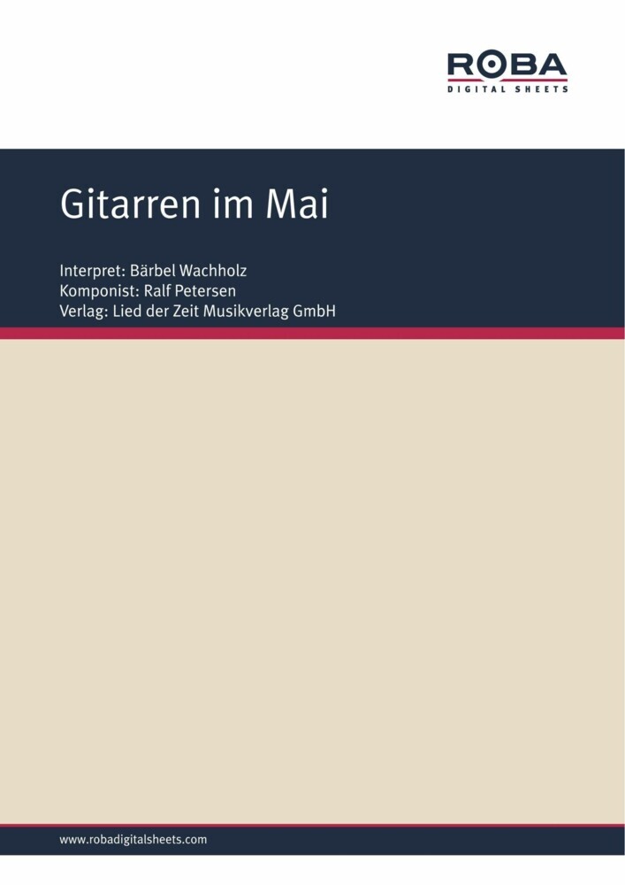 Gitarren im Mai main product photo