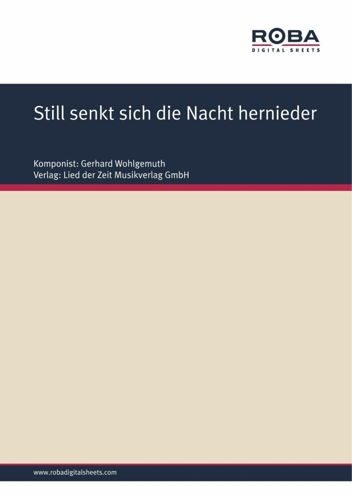 Still senkt sich die Nacht hernieder main product photo