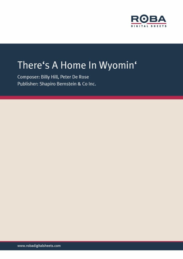 There's A Home In Wyomin' main product photo