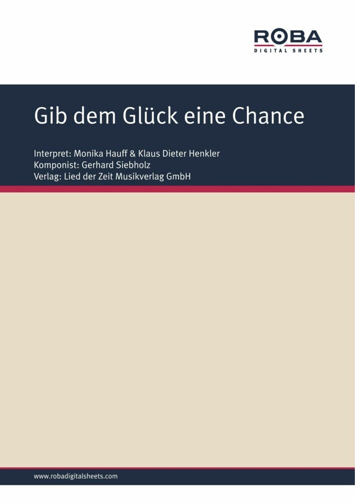 Gib dem Glück eine Chance main product photo