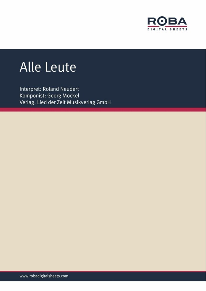 Alle Leute main product photo