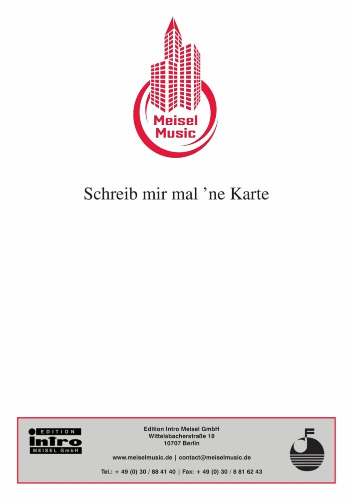 Schreib mir mal 'ne Karte main product photo