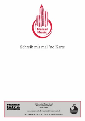Schreib mir mal 'ne Karte