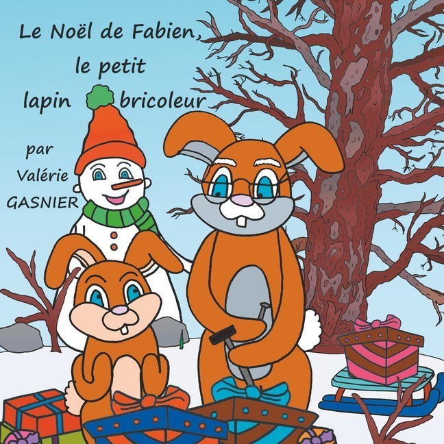 Le Noël de Fabien, le petit lapin bricoleur main product photo