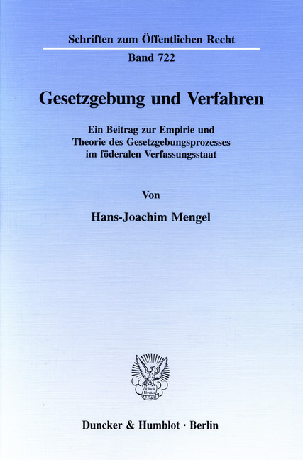 Gesetzgebung und Verfahren. main product photo
