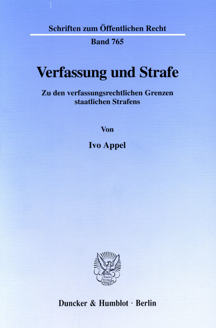 Verfassung und Strafe. main product photo