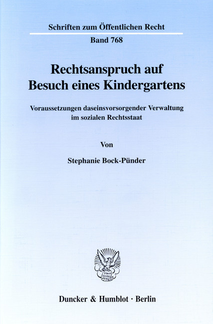 Rechtsanspruch auf Besuch eines Kindergartens. main product photo