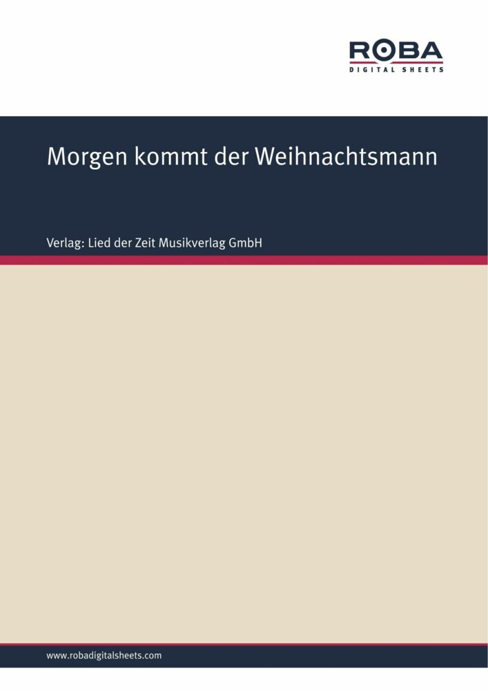 Morgen kommt der Weihnachtsmann main product photo