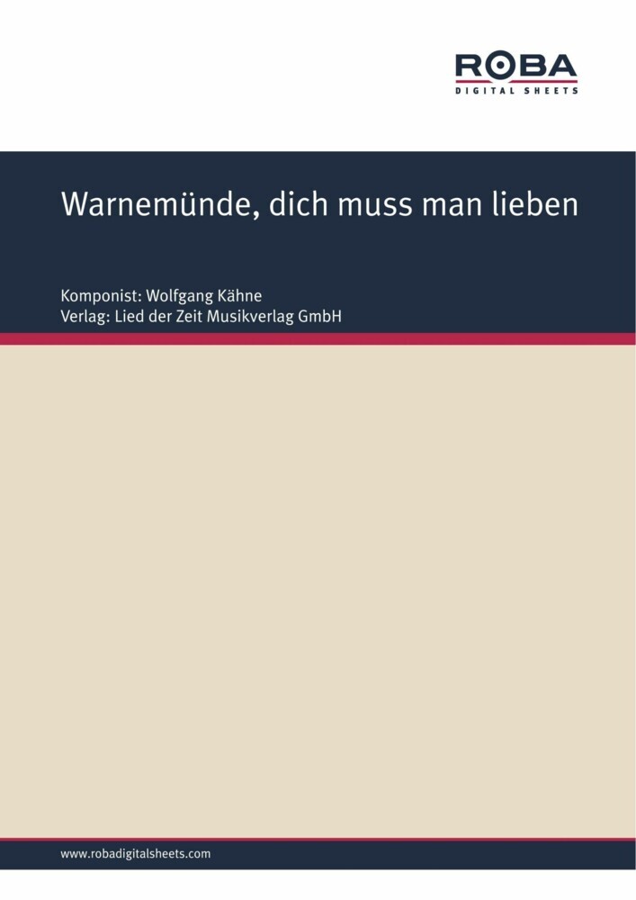 Warnemünde, dich muss man lieben main product photo