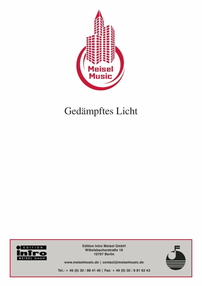 Gedämpftes Licht main product photo