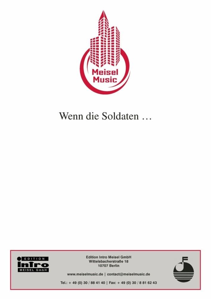Wenn die Soldaten... main product photo