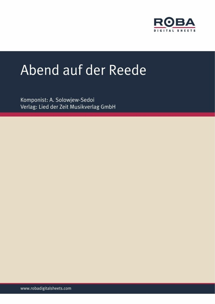 Abend auf der Reede main product photo
