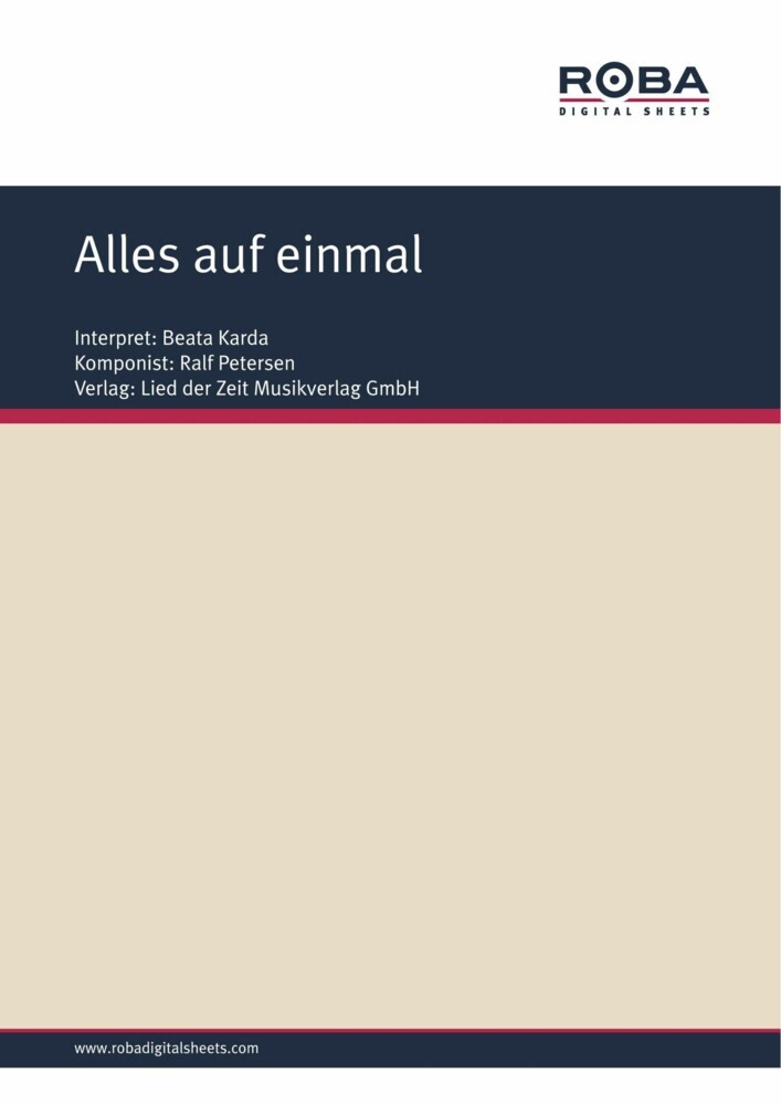 Alles auf einmal main product photo