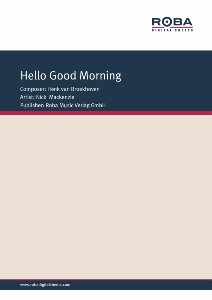 Hello Good Morning main product photo