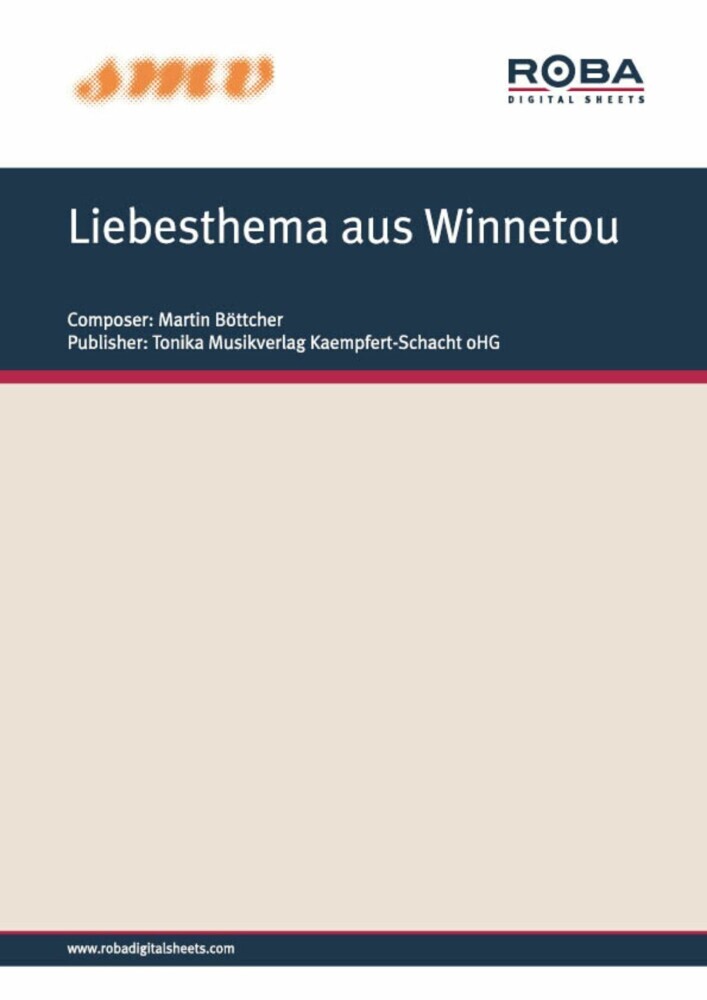 Liebesthema aus Winnetou main product photo