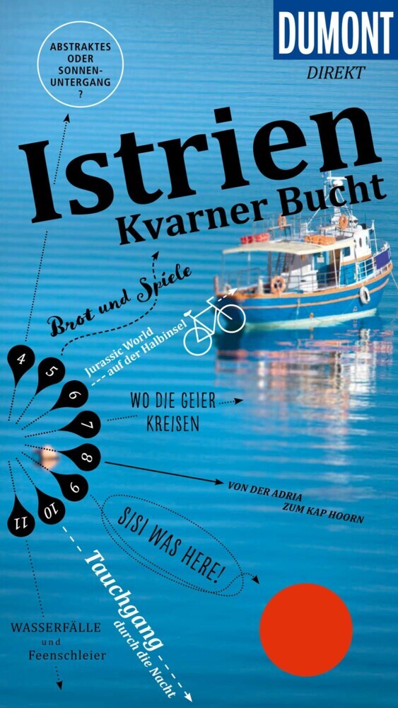 DUMONT direkt Reiseführer E-Book Istrien, Kvarner Bucht main product photo