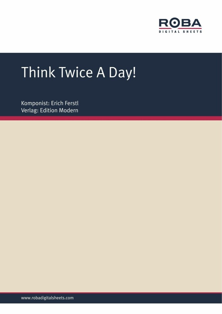 Think Twice A Day main product photo