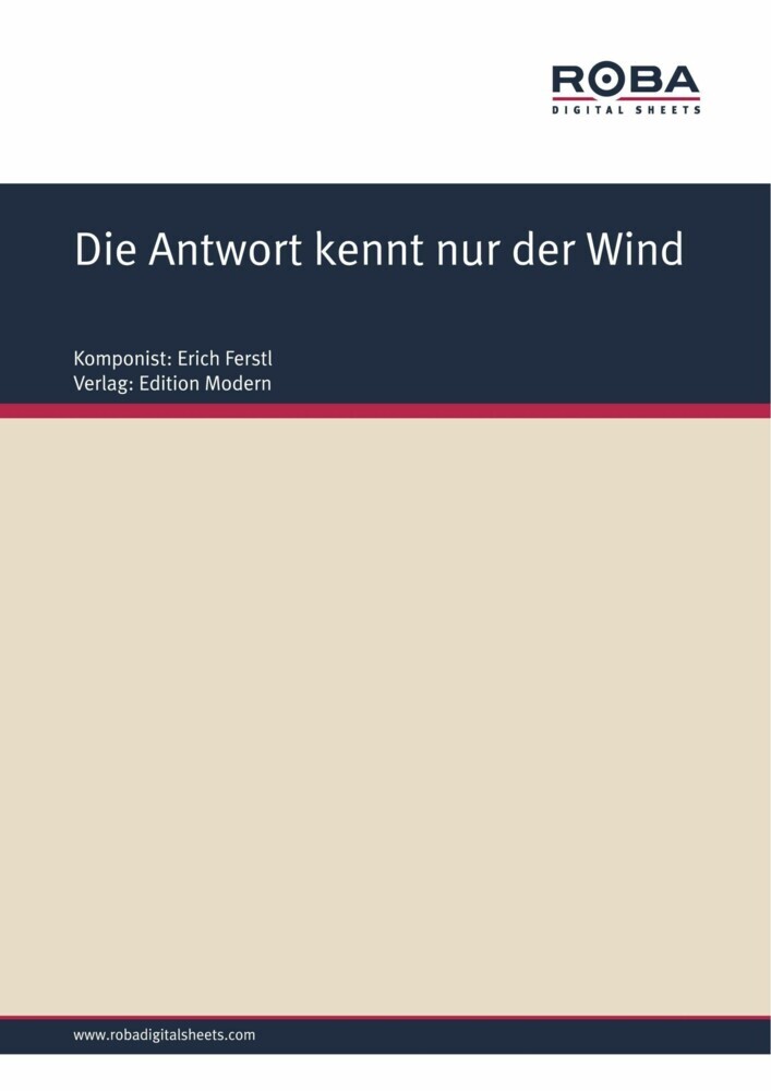 Die Antwort kennt nur der Wind main product photo