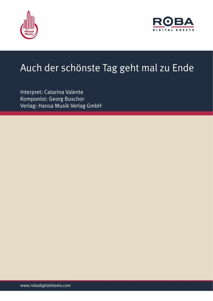 Auch der schönste Tag geht mal zu Ende main product photo