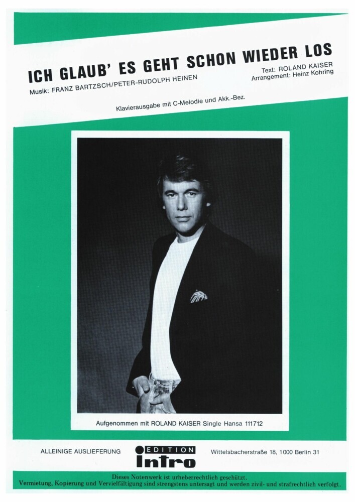 Ich glaub' es geht schon wieder los main product photo