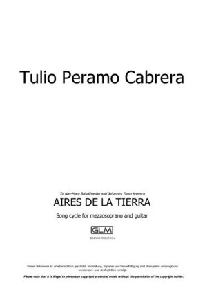 Aires de la tierra (1. Vegas de Vueltabajo; 2. Mar; 3. Luna de Guamá; 4. Salmodia; 5. Fiesta)