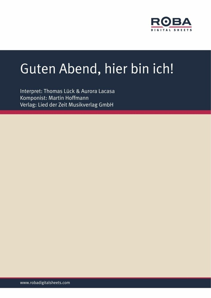 Guten Abend, hier bin ich! main product photo