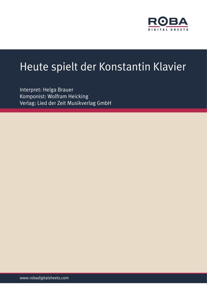 Heute spielt der Konstantin Klavier main product photo