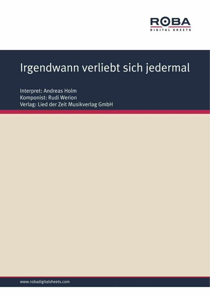 Irgendwann verliebt sich jedermal main product photo
