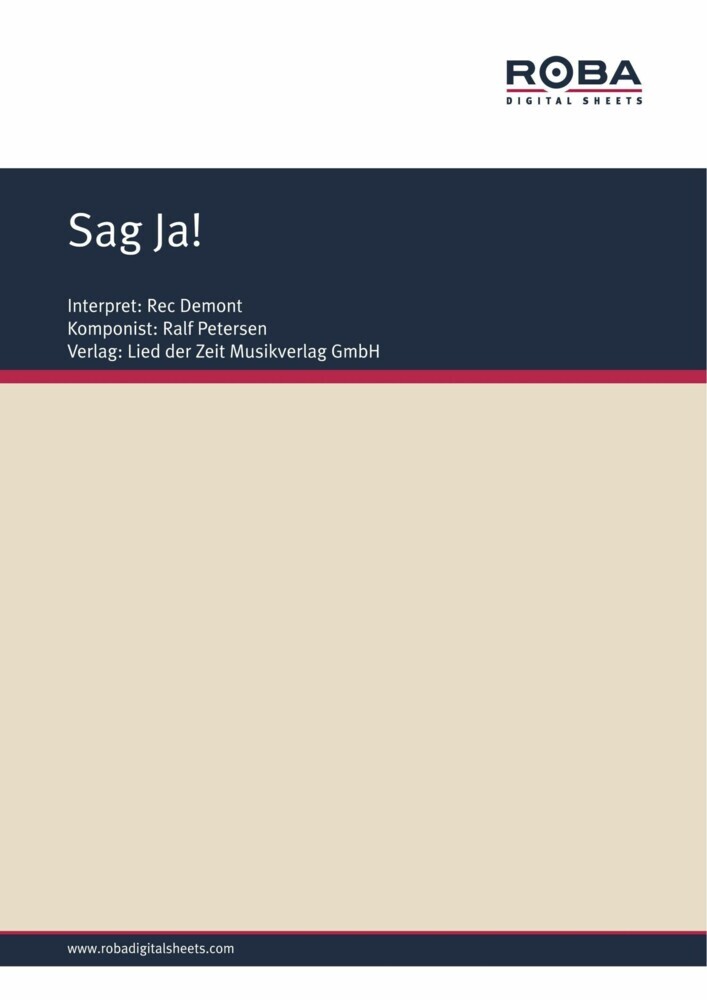 Sag Ja! main product photo