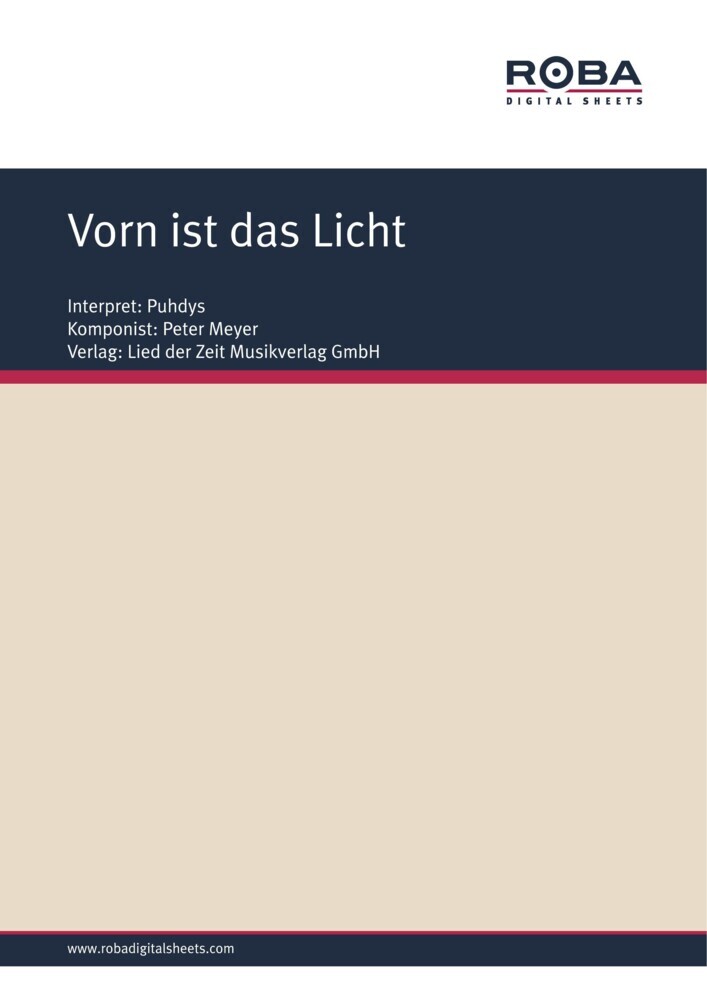 Vorn ist das Licht main product photo
