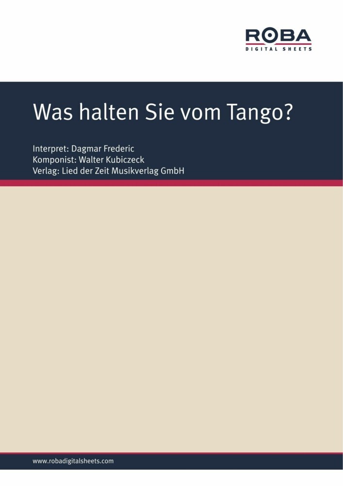Was halten Sie vom Tango? main product photo