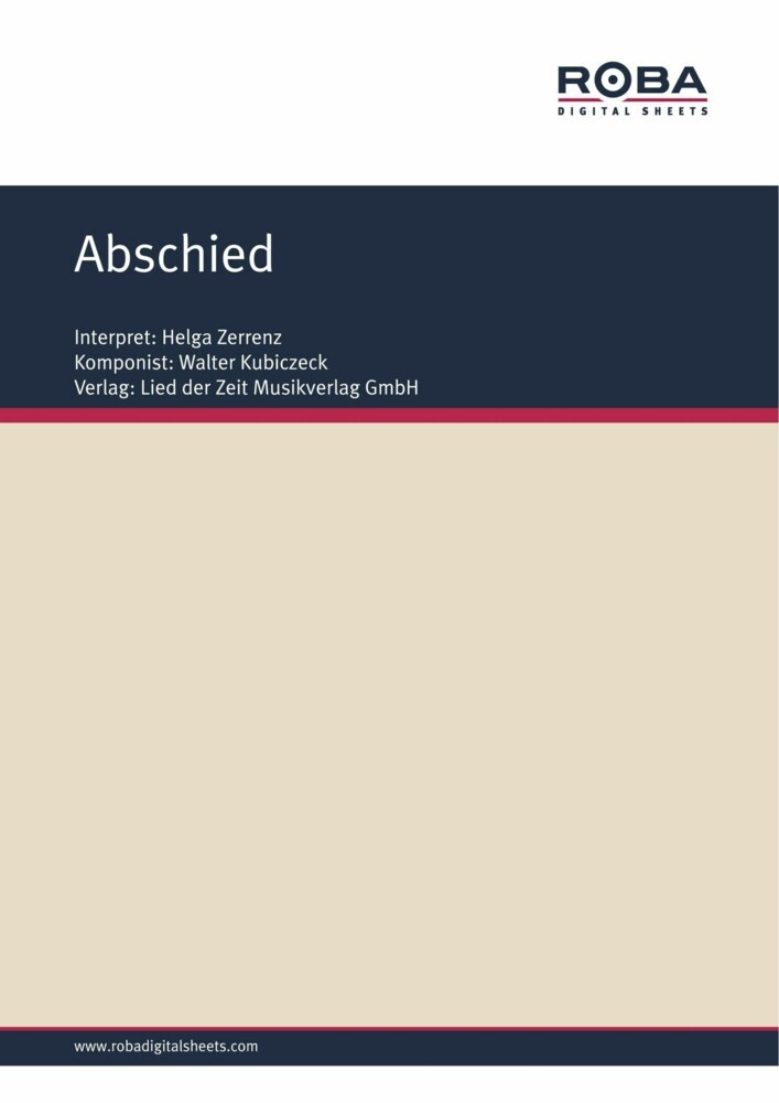 Abschied main product photo