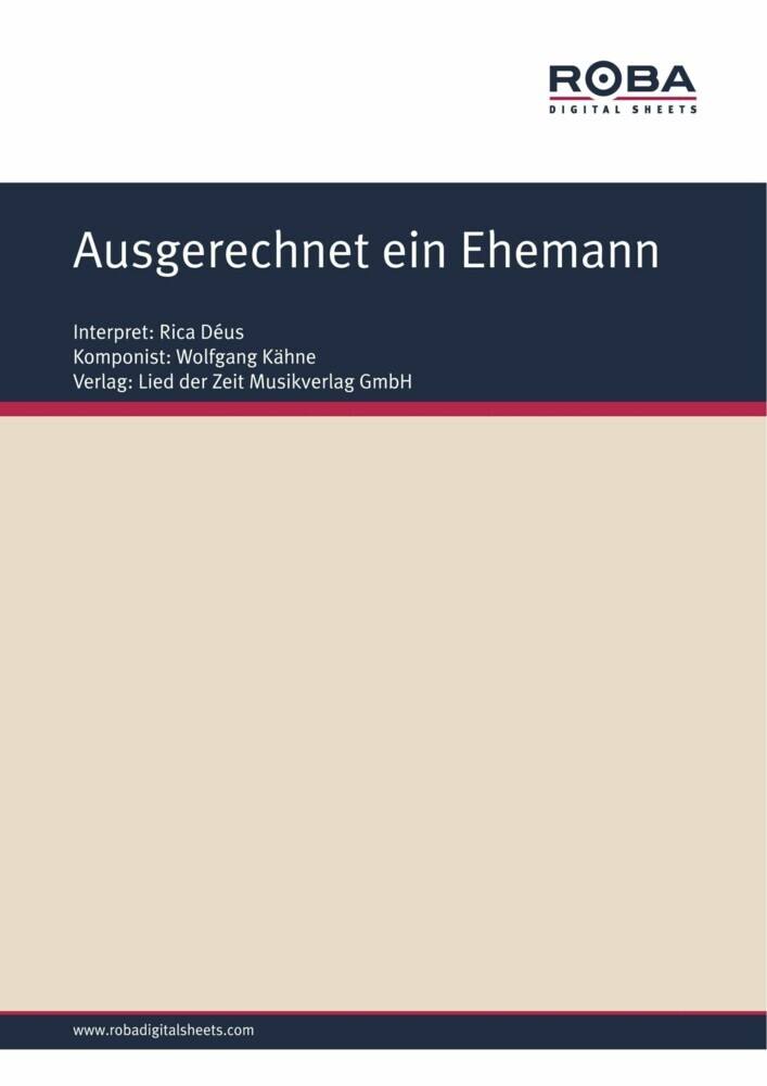 Ausgerechnet ein Ehemann main product photo