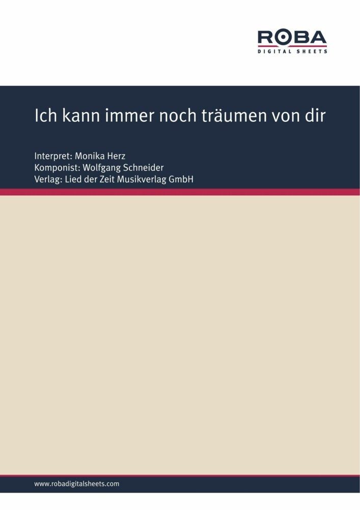Ich kann immer noch träumen von dir main product photo