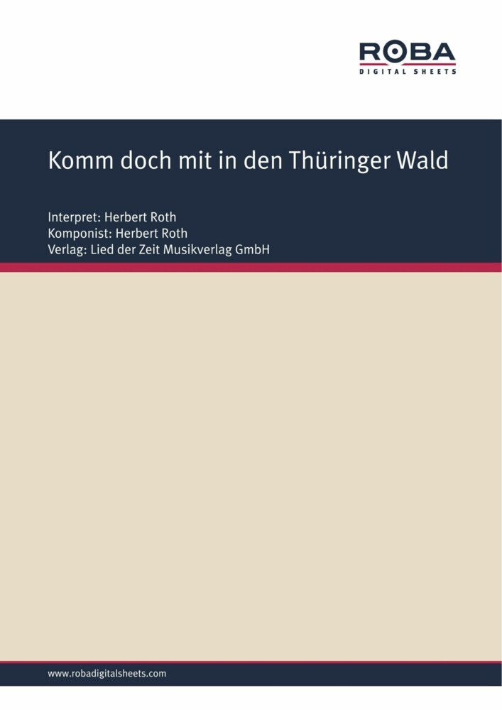 Komm doch mit in den Thüringer Wald main product photo