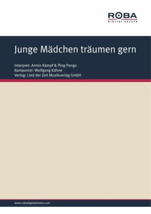 Junge Mädchen träumen gern