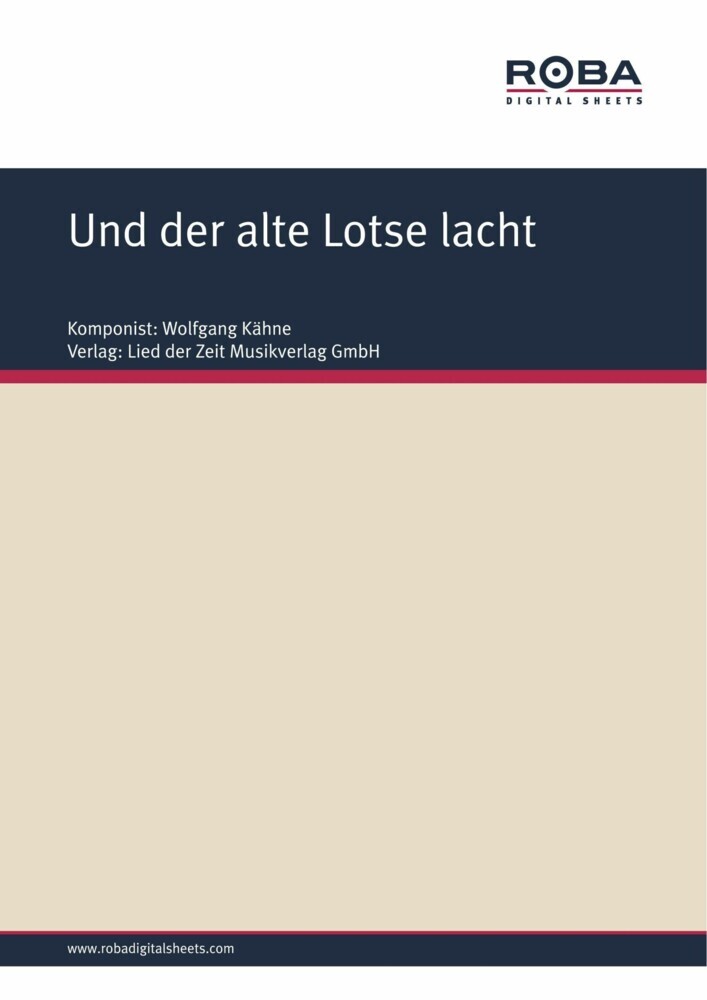 Und der alte Lotse lacht main product photo