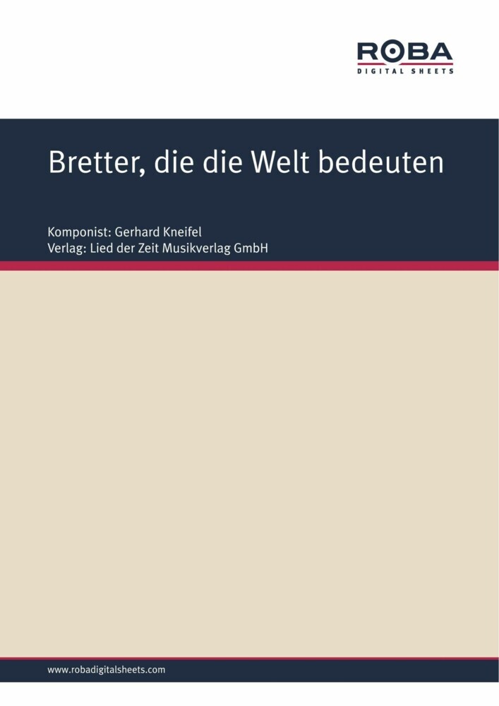Bretter, die die Welt bedeuten main product photo