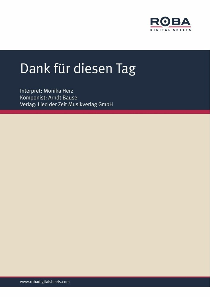 Dank für diesen Tag main product photo