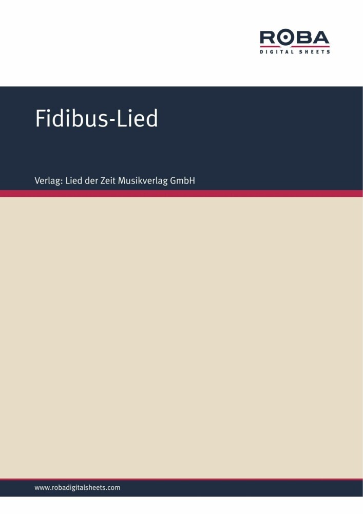 Fidibus-Lied main product photo