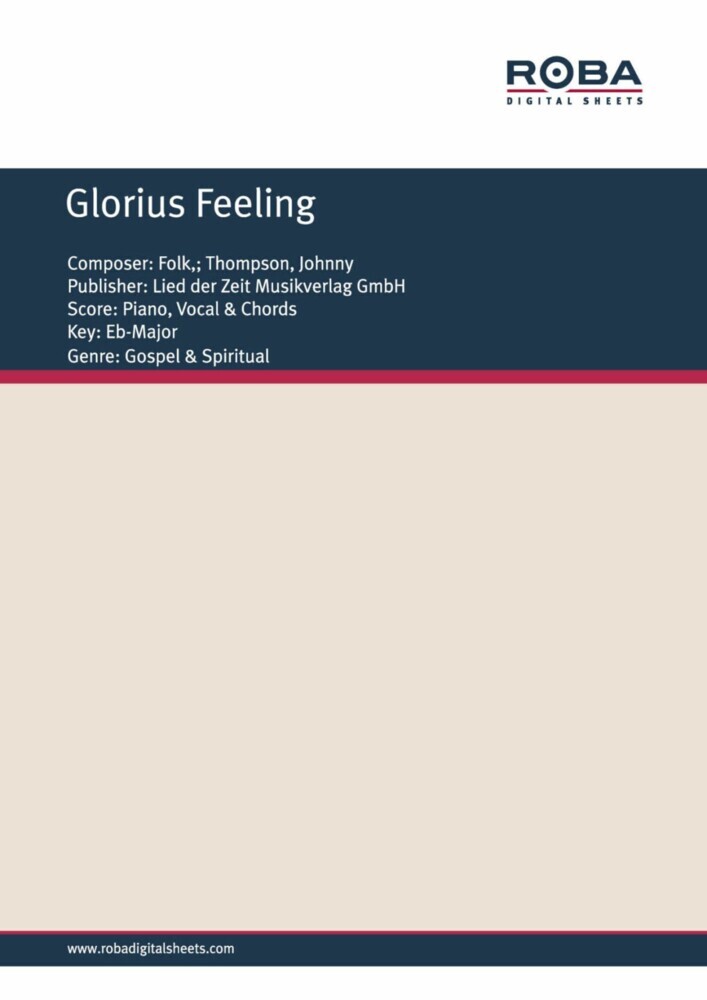 Glorius Feeling main product photo