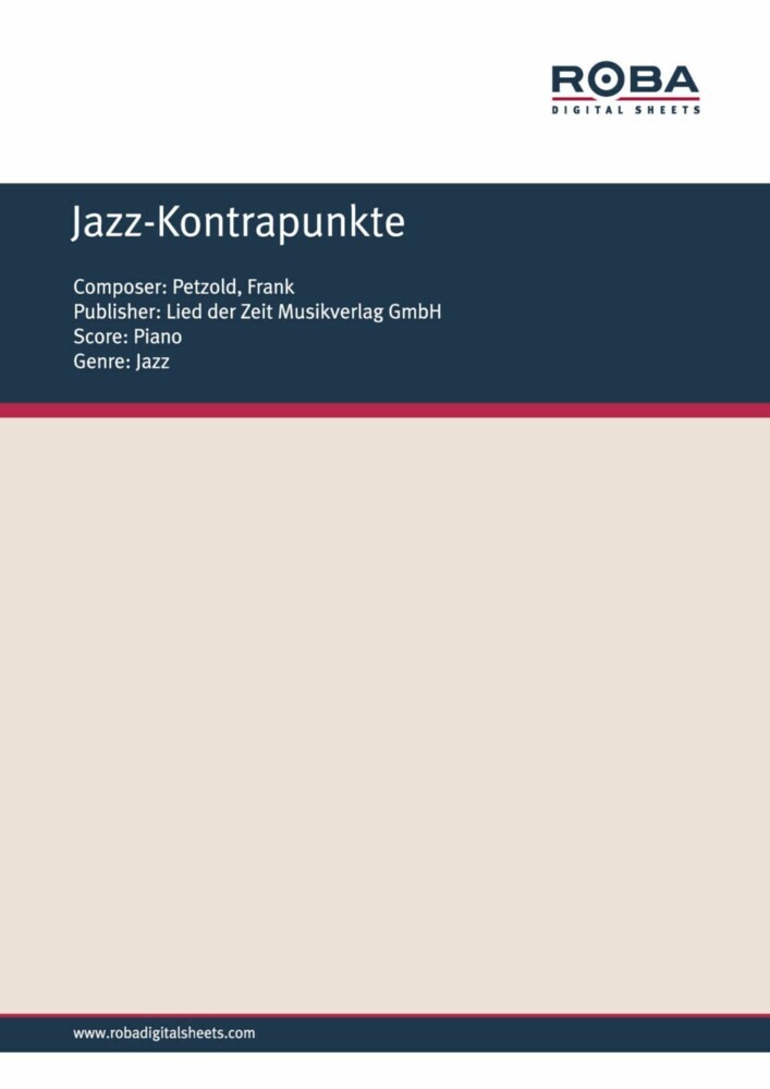 Jazz-Kontrapunkte main product photo