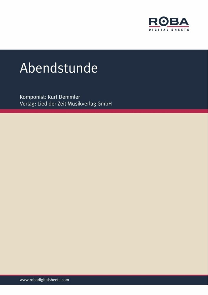 Abendstunde main product photo