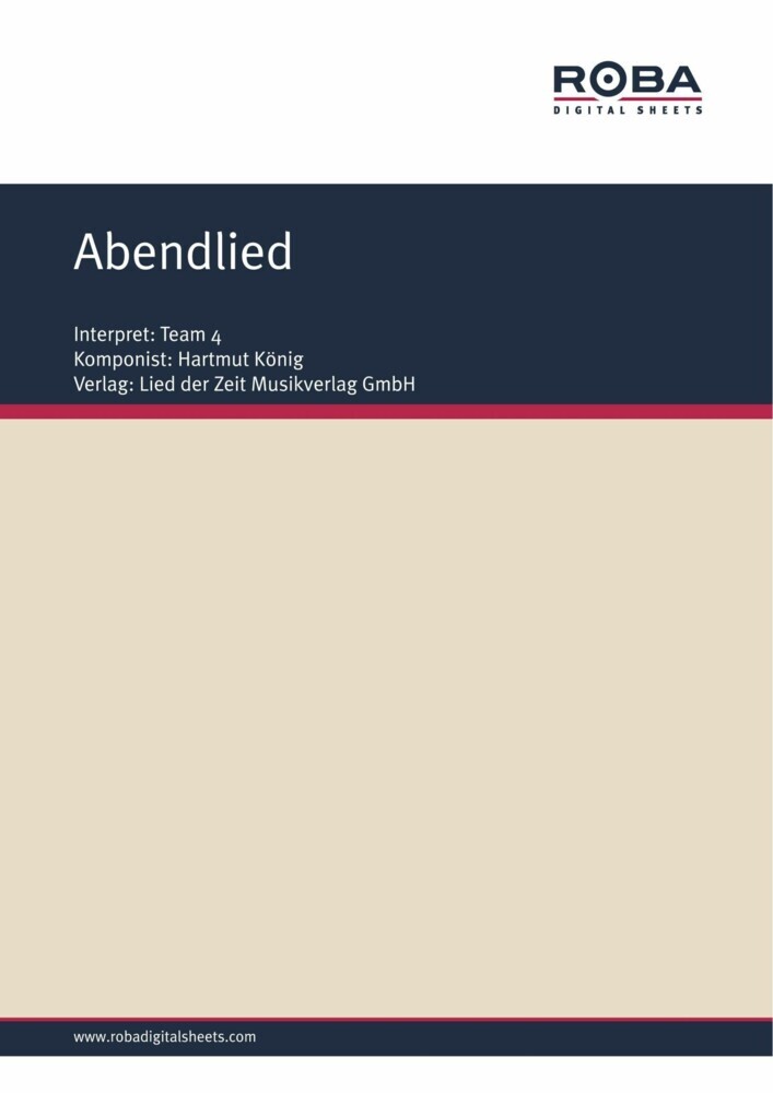 Abendlied main product photo